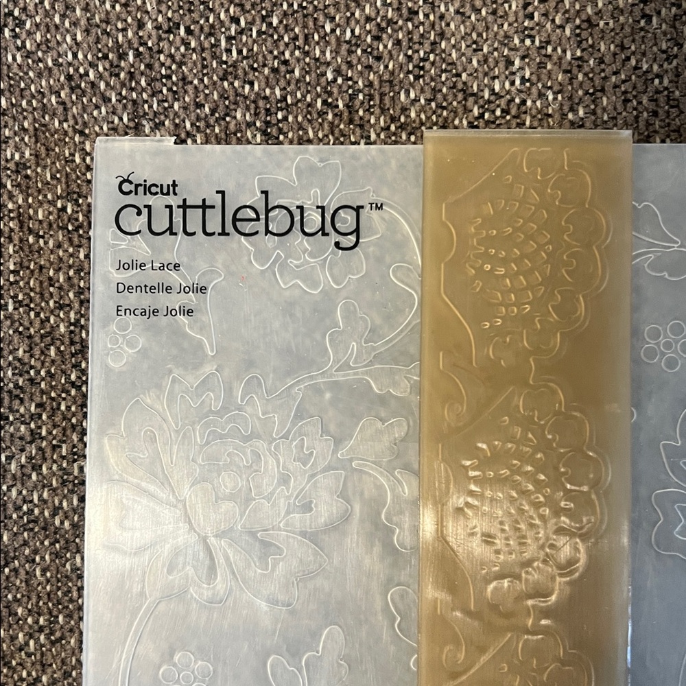 Anna Griffin Embossing Folders Lot Of 4 Lace Designs. - Picture 6 of 14